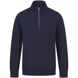Henbury Unisex Sustainable 1/4 Zip Sweatshirt