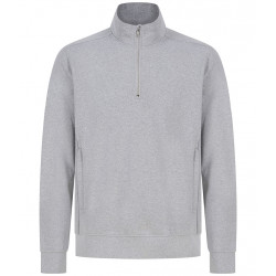 Henbury Unisex Sustainable 1/4 Zip Sweatshirt