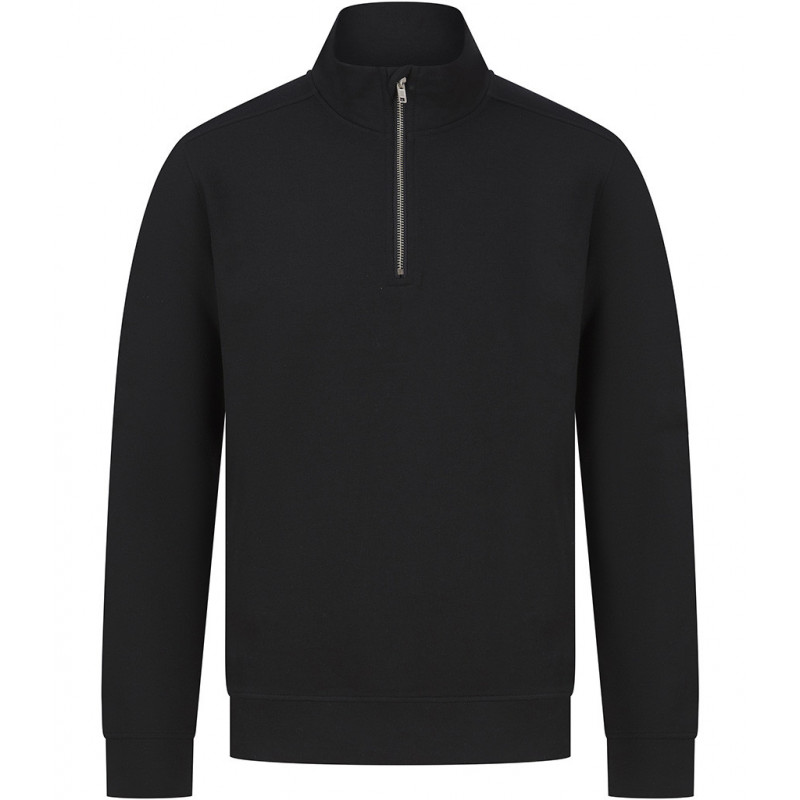 Henbury Unisex Sustainable 1/4 Zip Sweatshirt