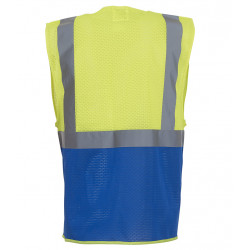 Yoko Hi-Vis Top Cool Open Mesh Executive Waistcoat