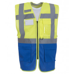 Yoko Hi-Vis Top Cool Open Mesh Executive Waistcoat