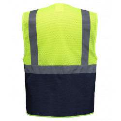 Yoko Hi-Vis Top Cool Open Mesh Executive Waistcoat
