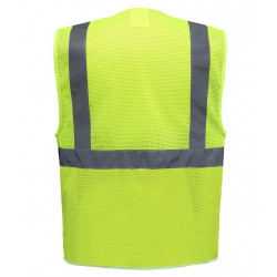 Yoko Hi-Vis Top Cool Open Mesh Executive Waistcoat