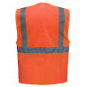 Yoko Hi-Vis Top Cool Open Mesh Executive Waistcoat