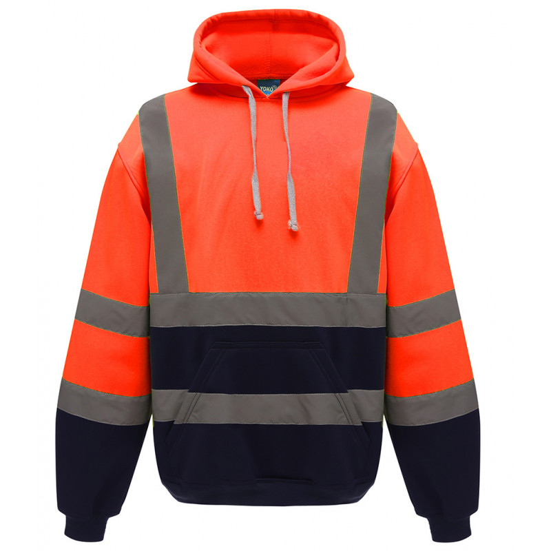 Yoko Hi-Vis Pull Over Hoodie