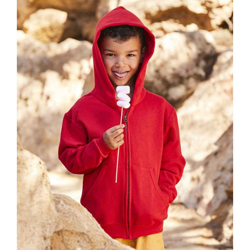 Fruit of the Loom Kids Classic Zip Hooded Sweatshirt
