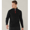 Finden + Hales Zip Neck Piped Micro Fleece