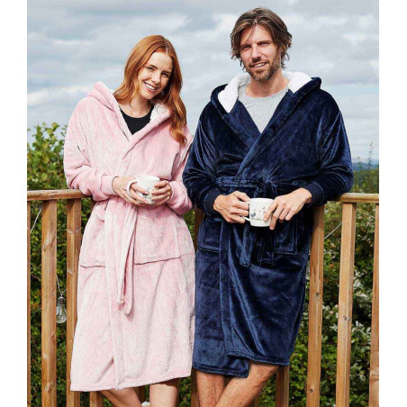 Brand Lab Unisex Hooded Cuffed Robe