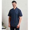 Premier Short Sleeve Zipped Chef's Jacket
