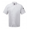 Premier Short Sleeve Zipped Chef's Jacket
