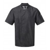 Premier Short Sleeve Zipped Chef's Jacket
