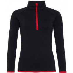 AWDis Ladies Cool Half Zip Sweat Top