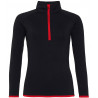 AWDis Ladies Cool Half Zip Sweat Top