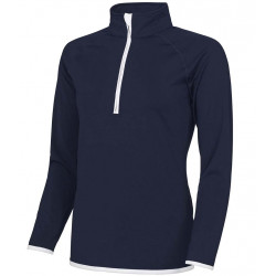 AWDis Ladies Cool Half Zip Sweat Top