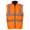 Yoko Hi-Vis Reversible Fleece Bodywarmer