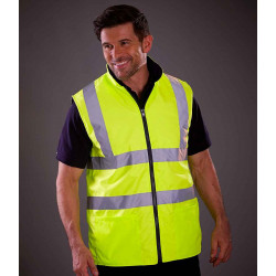 Yoko Hi-Vis Reversible Fleece Bodywarmer