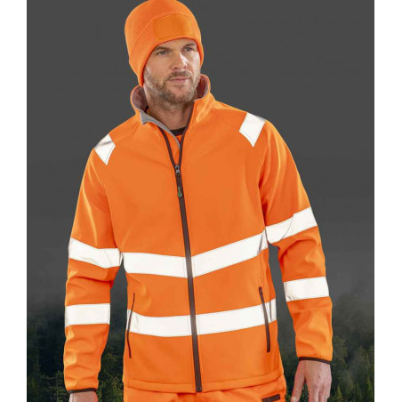 Result Genuine Recycled Printable Safety Soft Shell Jacket