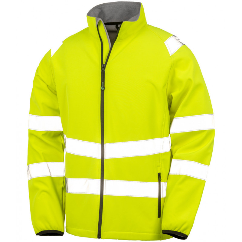 Result Genuine Recycled Printable Safety Soft Shell Jacket