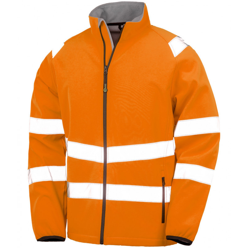 Result Genuine Recycled Printable Safety Soft Shell Jacket
