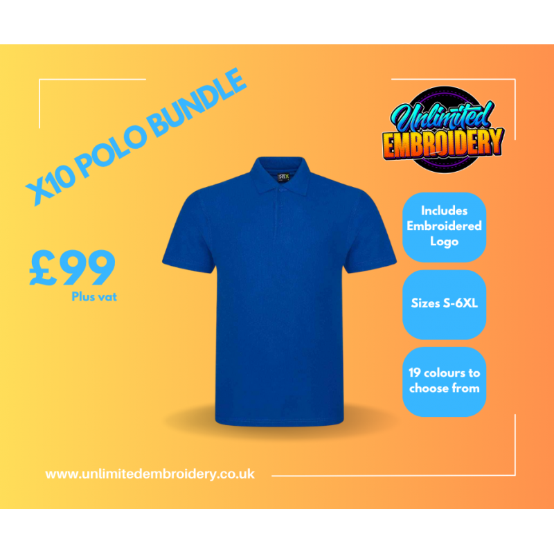 RTX x10 polo bundle