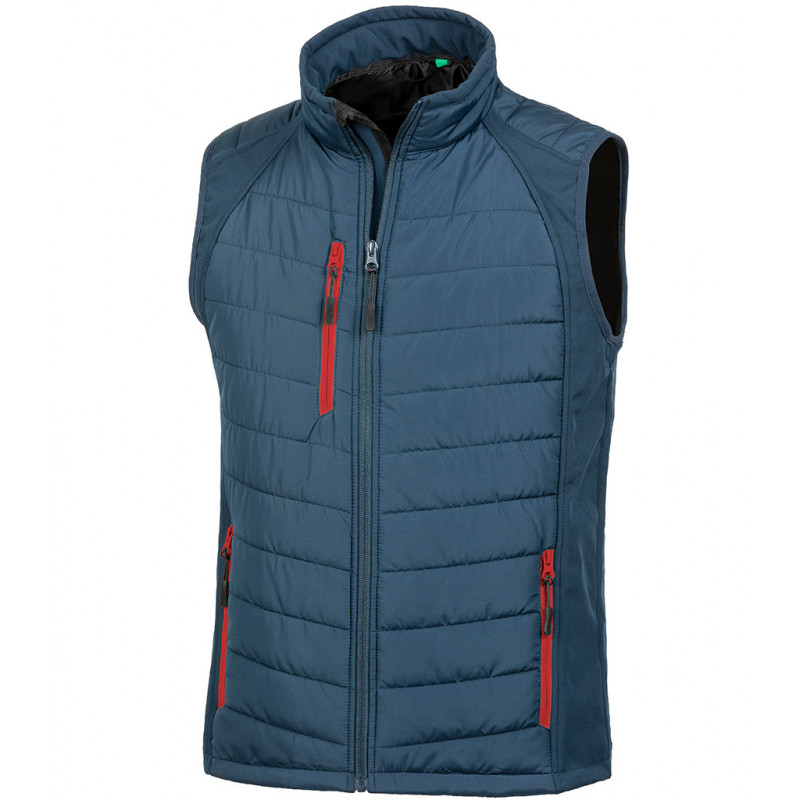 Result Genuine Recycled Compass Padded Gilet