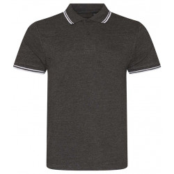 AWDis Stretch Tipped Piqué Polo Shirt