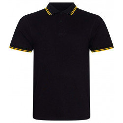 AWDis Stretch Tipped Piqué Polo Shirt