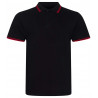 AWDis Stretch Tipped Piqué Polo Shirt