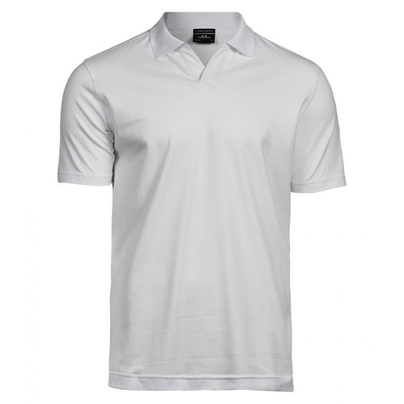 Tee Jays Luxury Stretch V Neck Polo Shirt