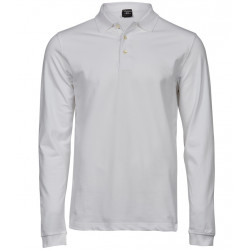 Tee Jays Luxury Stretch Long Sleeve Polo Shirt