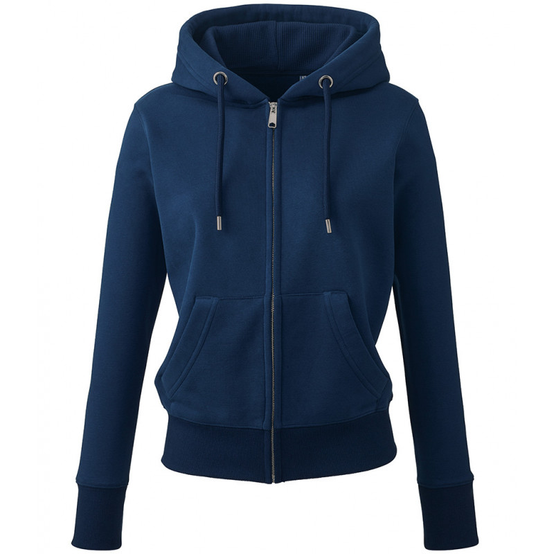 Anthem Ladies Organic Full Zip Hoodie