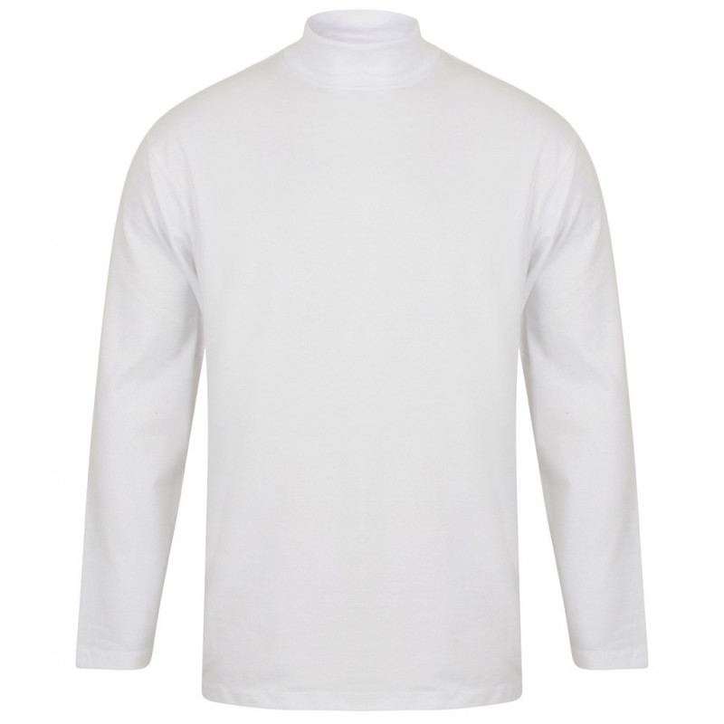 Henbury Long Sleeve Roll Neck Top
