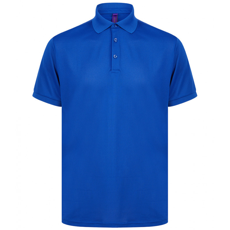 Henbury Recycled Polyester Piqué Polo Shirt