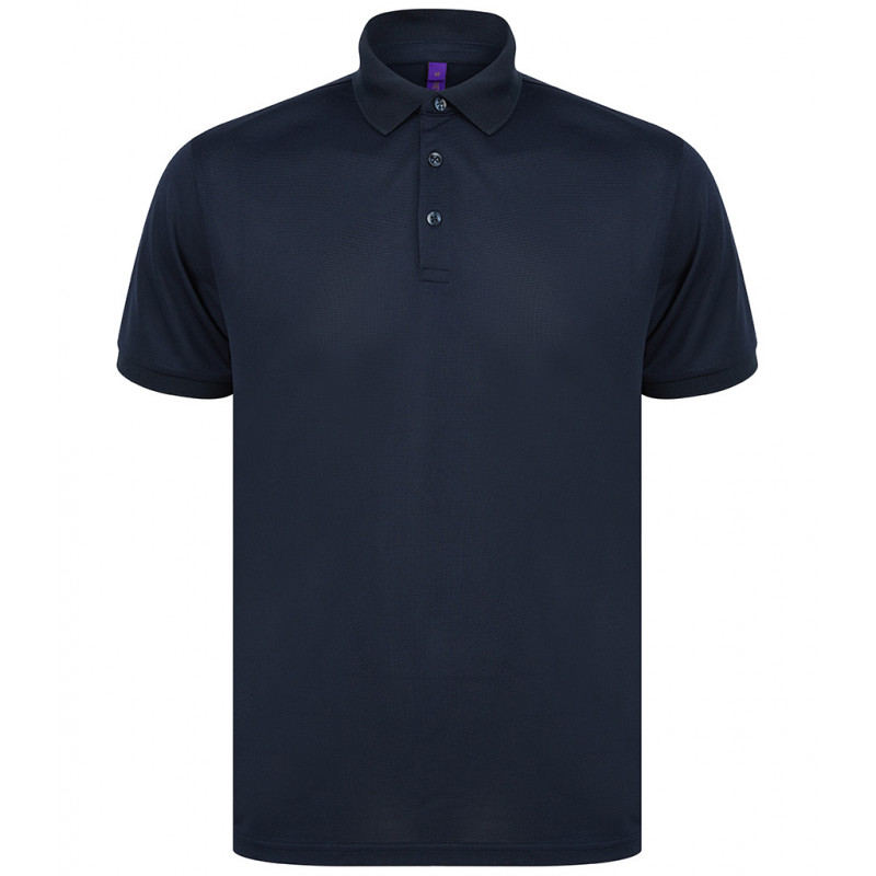 Henbury Recycled Polyester Piqué Polo Shirt