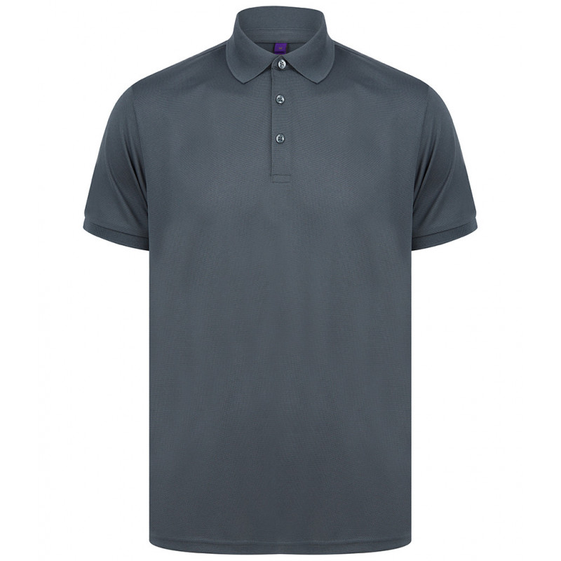 Henbury Recycled Polyester Piqué Polo Shirt